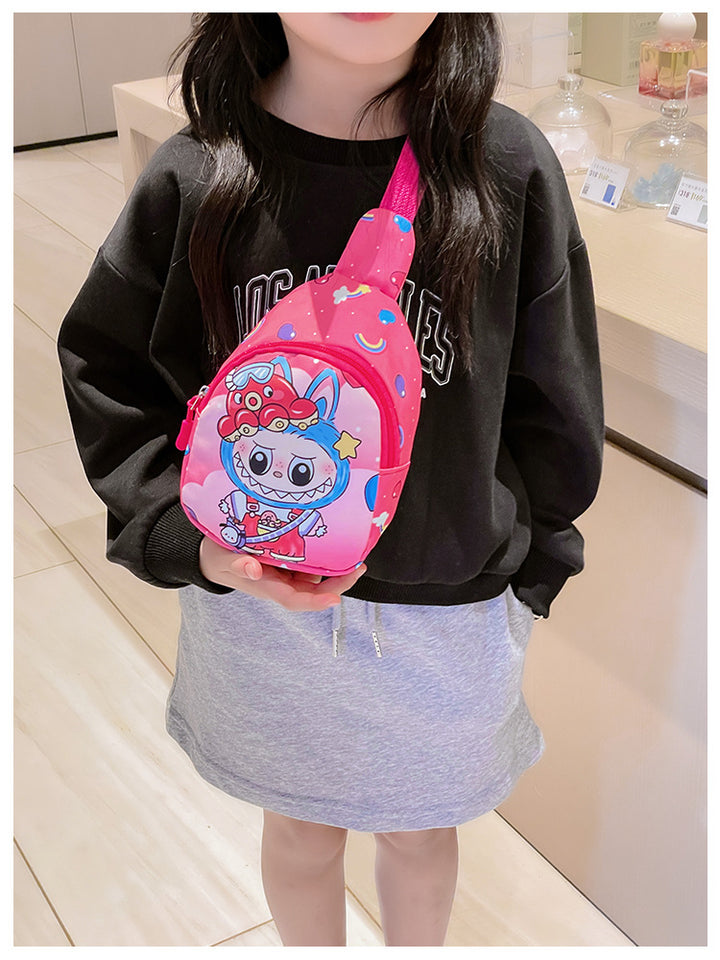 Children's labubu Fanny bag cartoon Labubu crossbody bag coin purse
