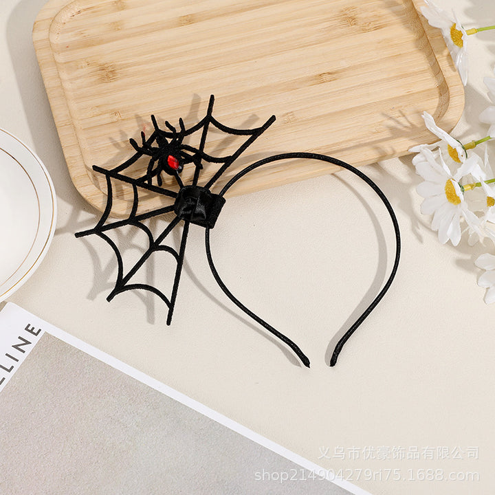 Halloween lace spider web headband creative Halloween headband