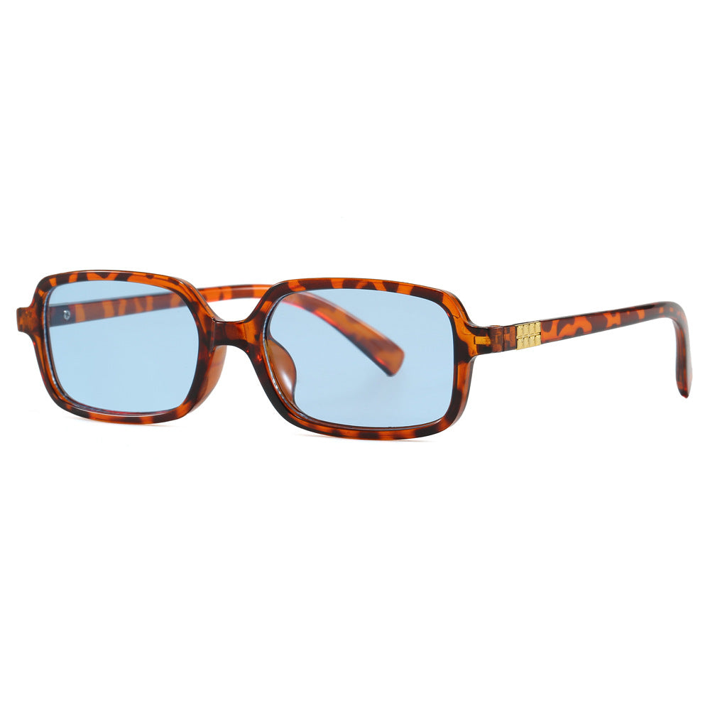 Square small frame sunglasses for women
