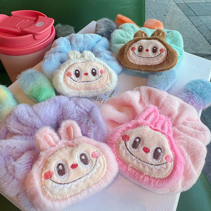 Labubu plush hair ring labubu rubber band hair accessories