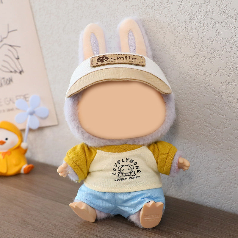Labubu Sportswear T-shirt&Shorts Set dolls clothes