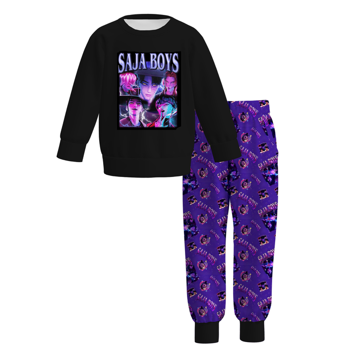 Boys' KDH K-pop inspired SAJA BOYS top&pant 2pcs set