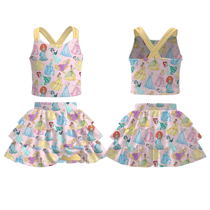 Toy Story sleeveless top&culottes set for girls