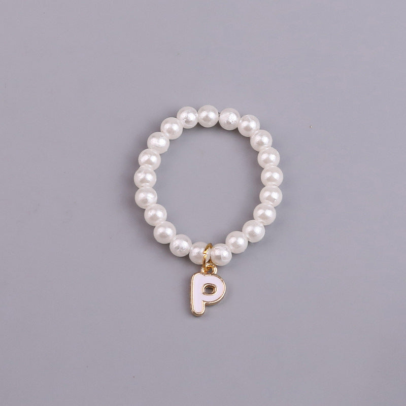 10cm dolls Letter Pearl Necklace dolls accessory