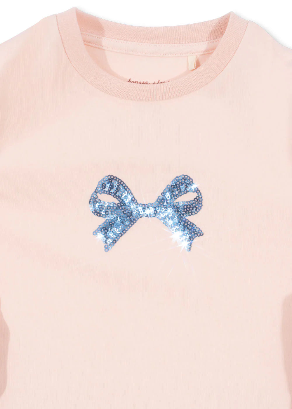BALLERINA TEE-pink sequin bow glitter tee for girls-preorder