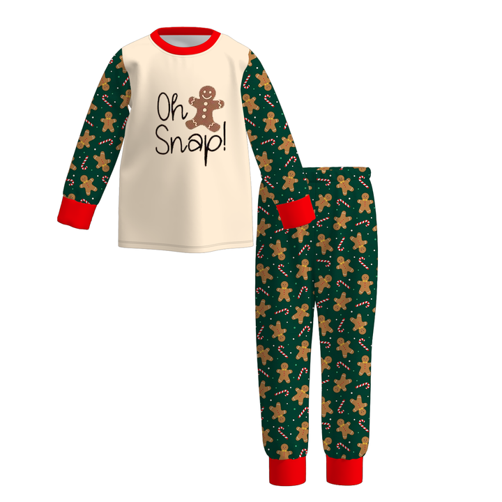 Christmas themed sibling pajamas sleepwear set for boys girls