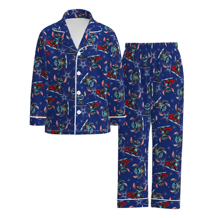 Christmas cartoon printed pajamas set for boys