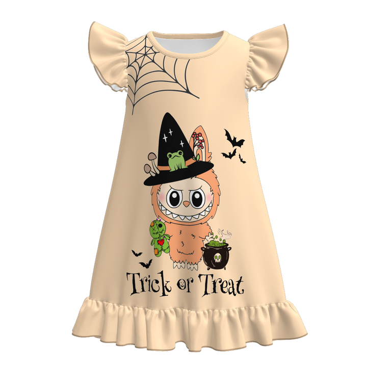 Halloween labubu nightgowns for girls