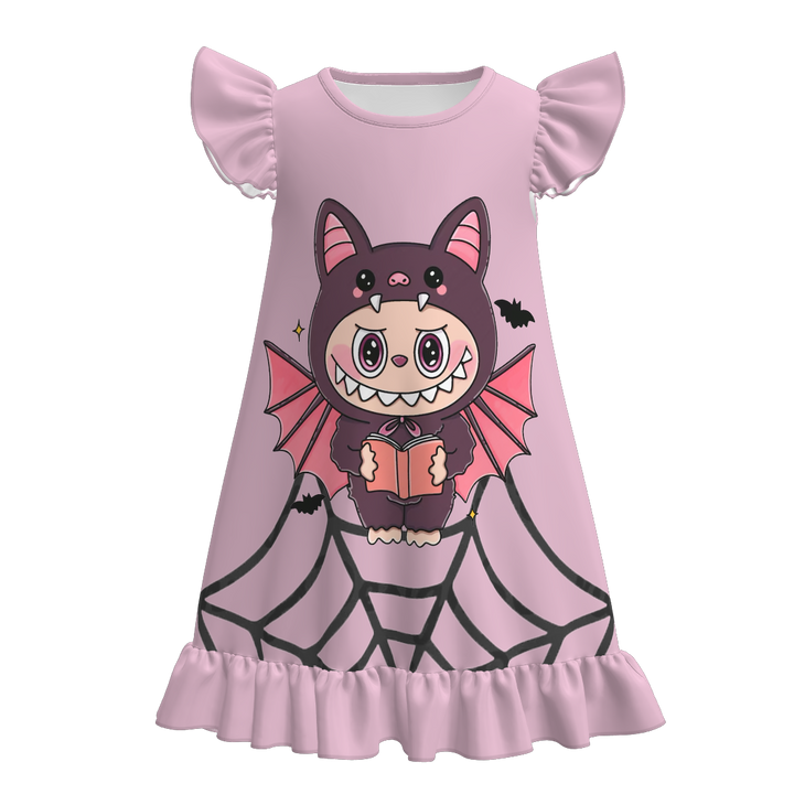 Halloween labubu nightgowns for girls