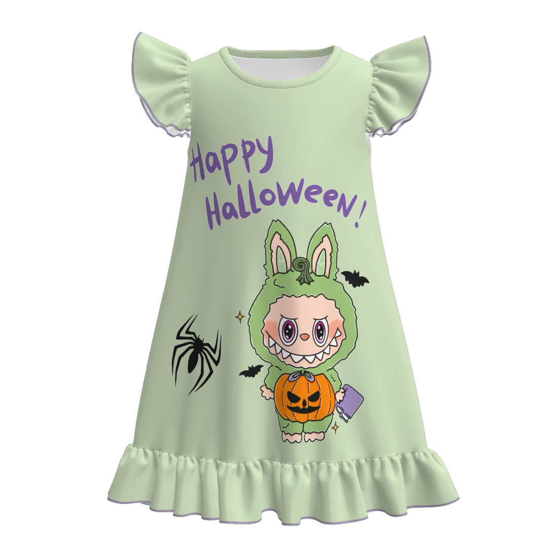 Halloween labubu nightgowns for girls