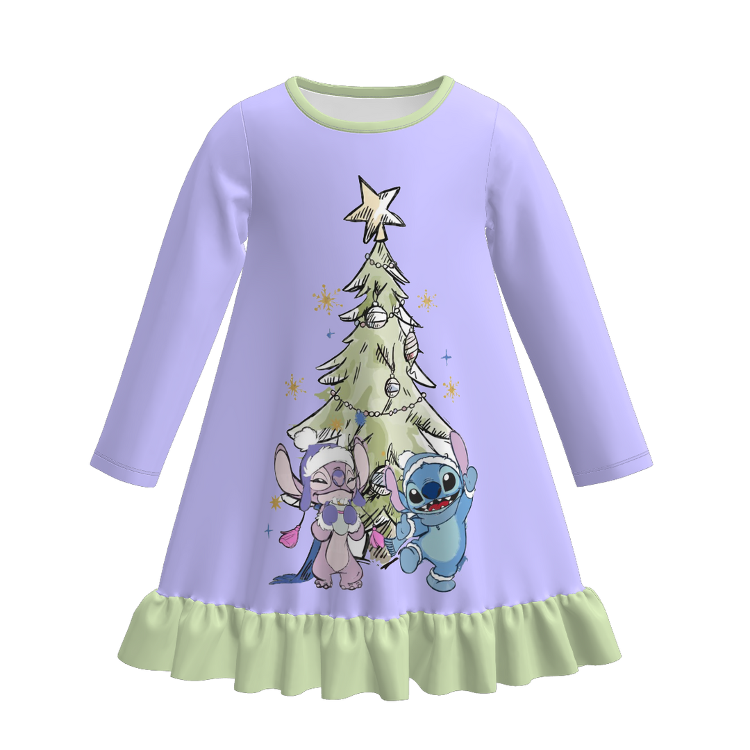 Christmas fairy tale dream cute nightgown for girls