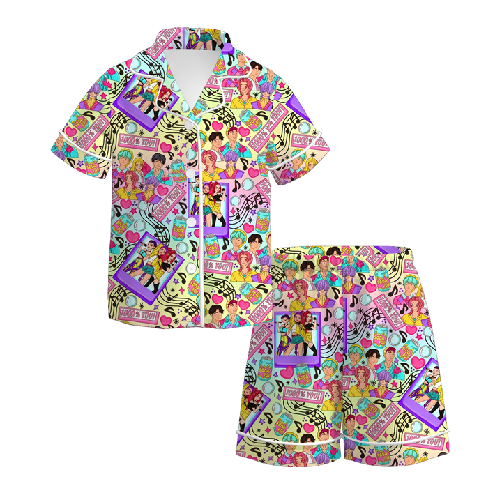 KPop Demon Hunters printed sleepwear set for girls