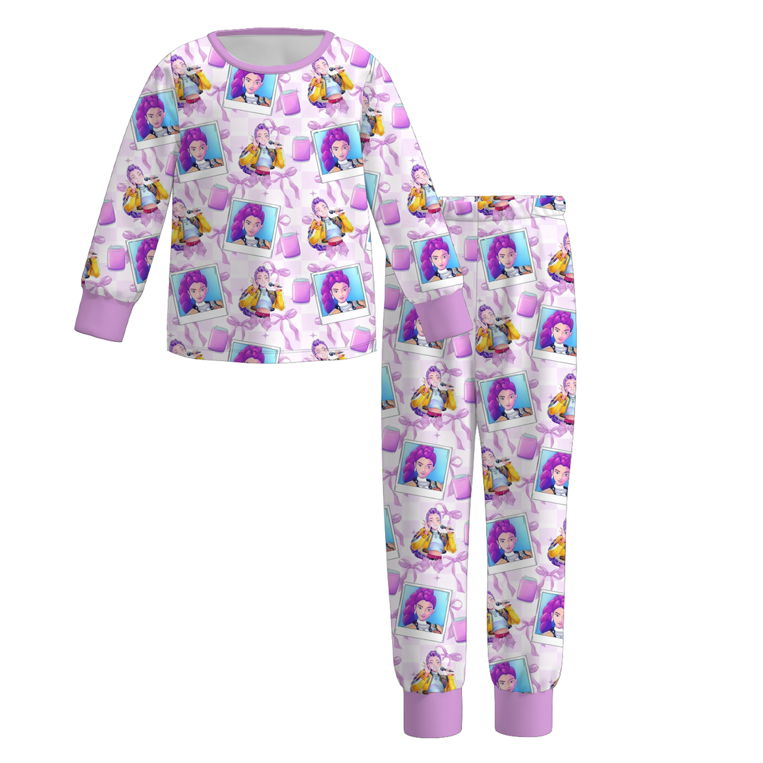 KPop Demon Hunters printed sleepwear set for girls