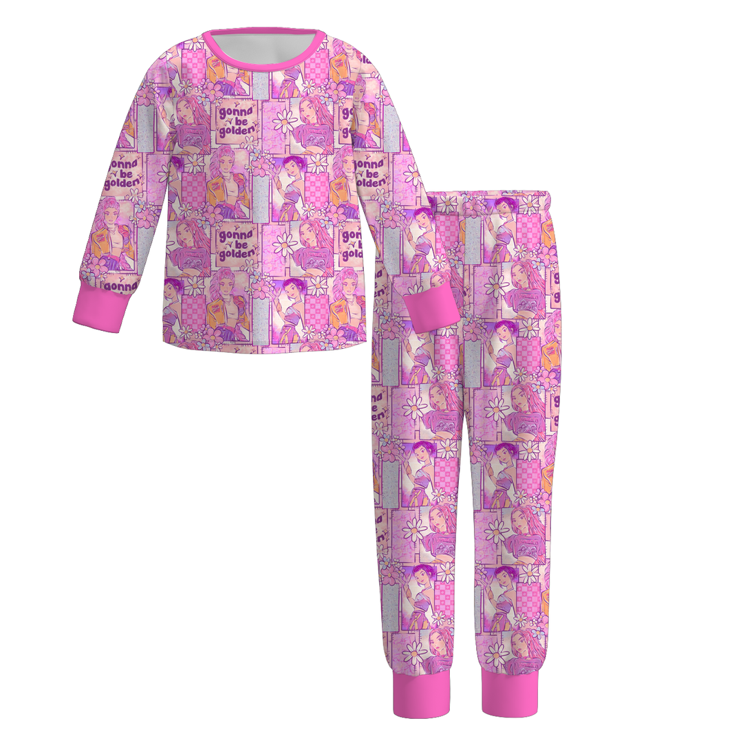 KPop Demon Hunters printed sleepwear set for girls