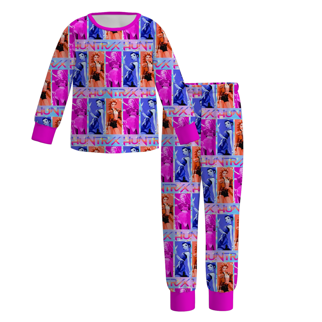 KDH K-pop inspired printed pajamas set for girls
