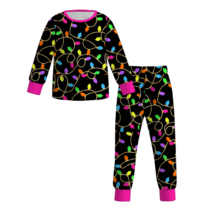 Matching Family Christmas Soft Pajamas Set Holiday Loungewear