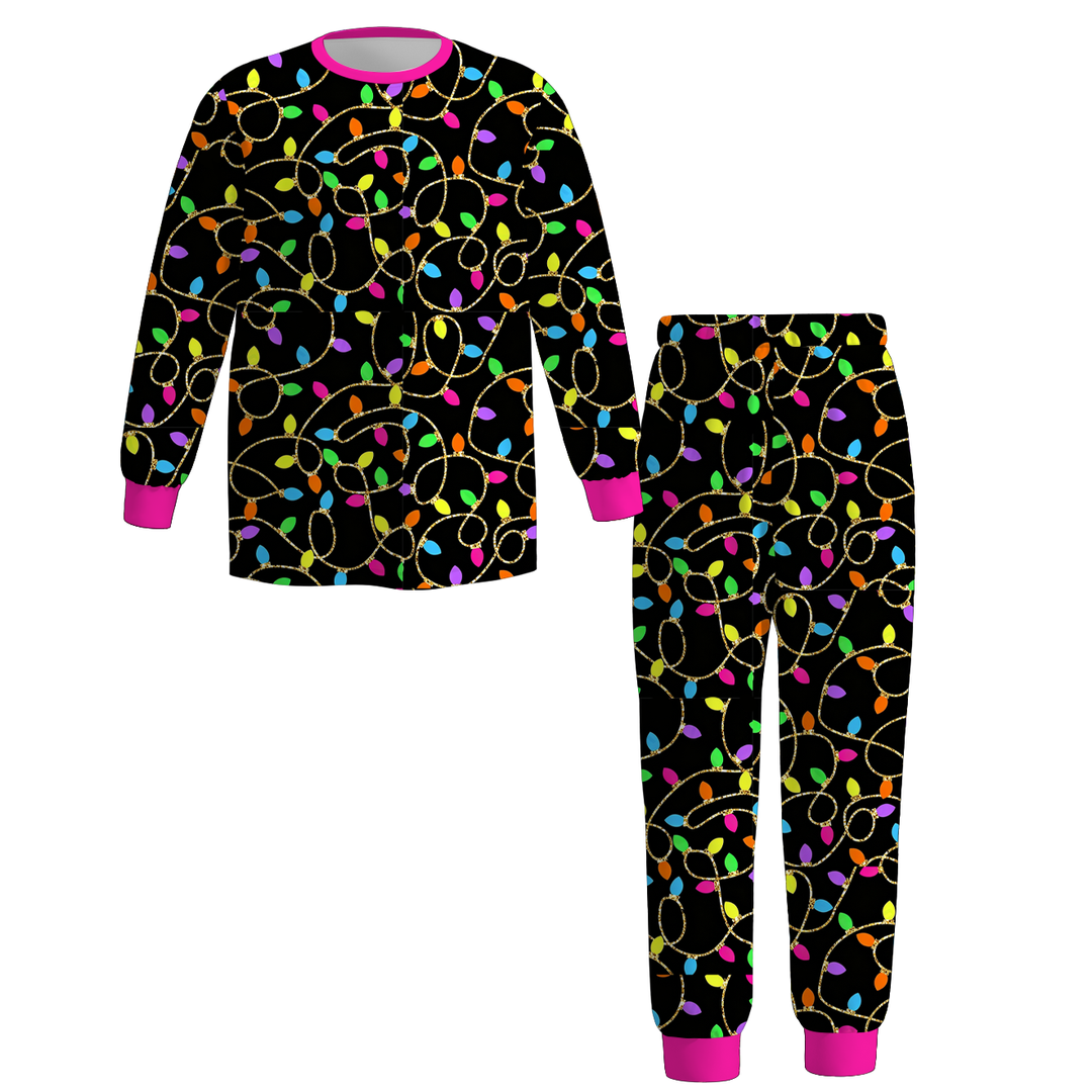 Matching Family Christmas Soft Pajamas Set Holiday Loungewear