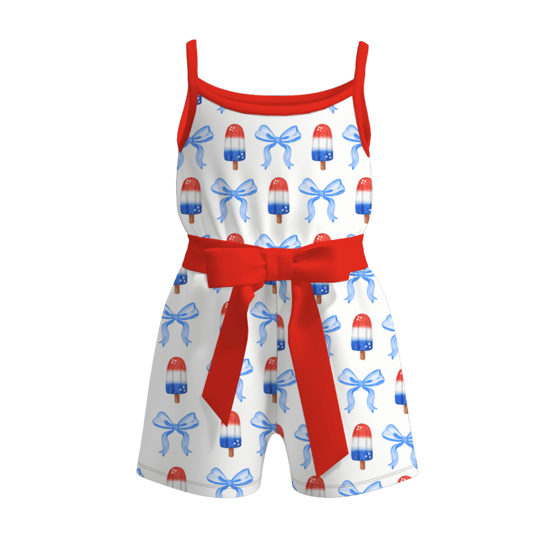 Girls 4th of July Patriotic Sister Outfits