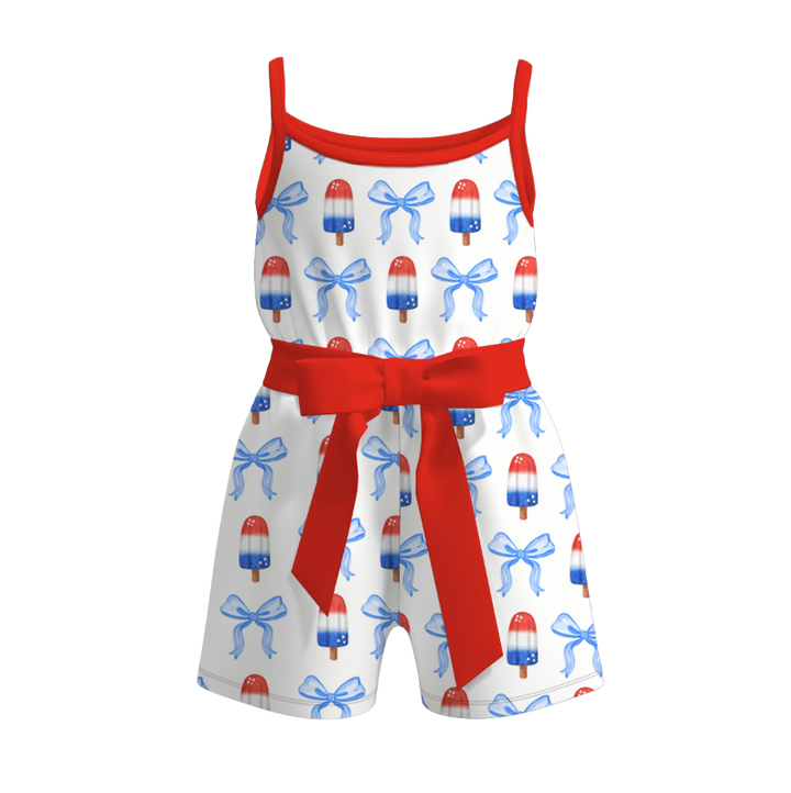 Girls 4th of July Patriotic Sister Outfits