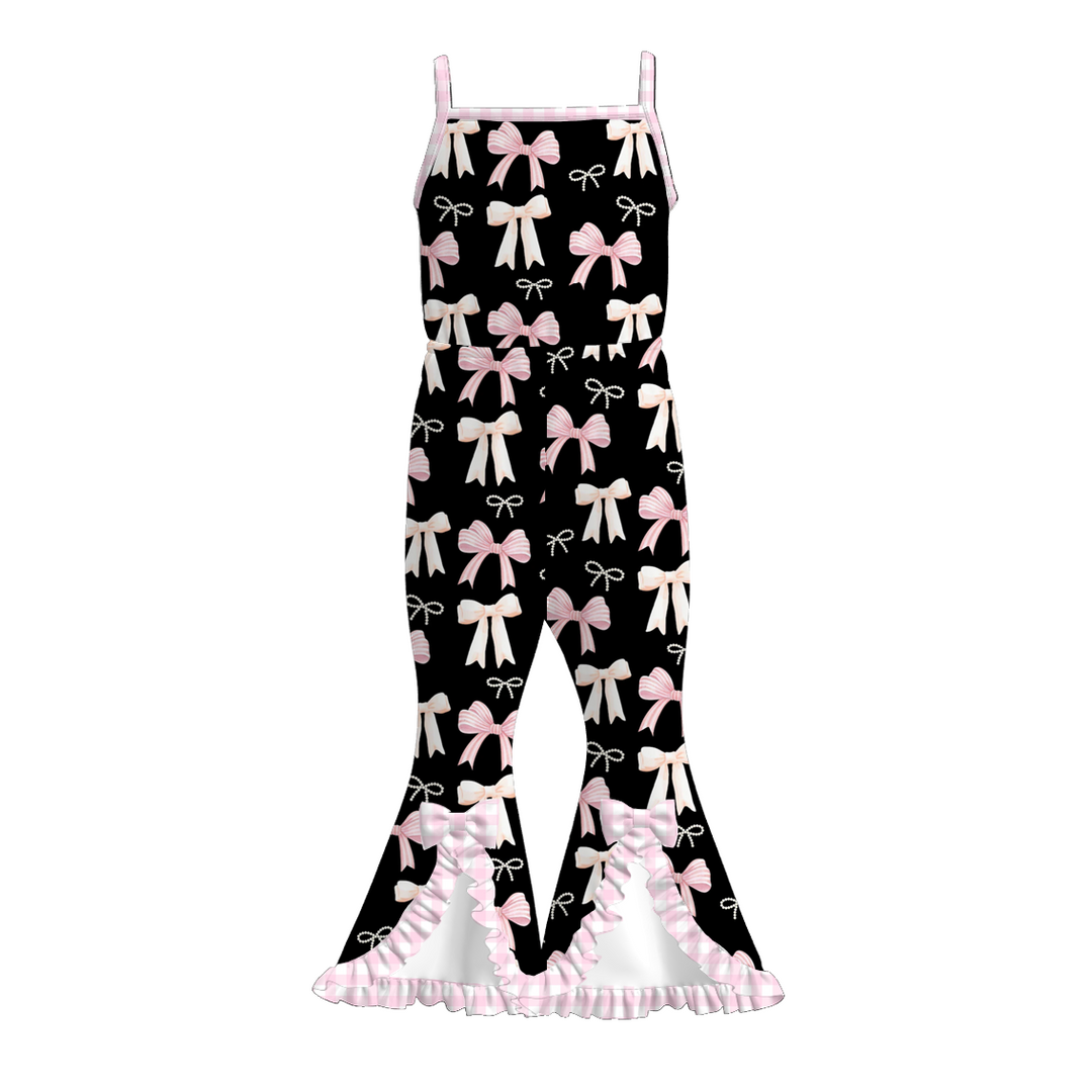 Summer vibe Slit hem jumpsuit for girls