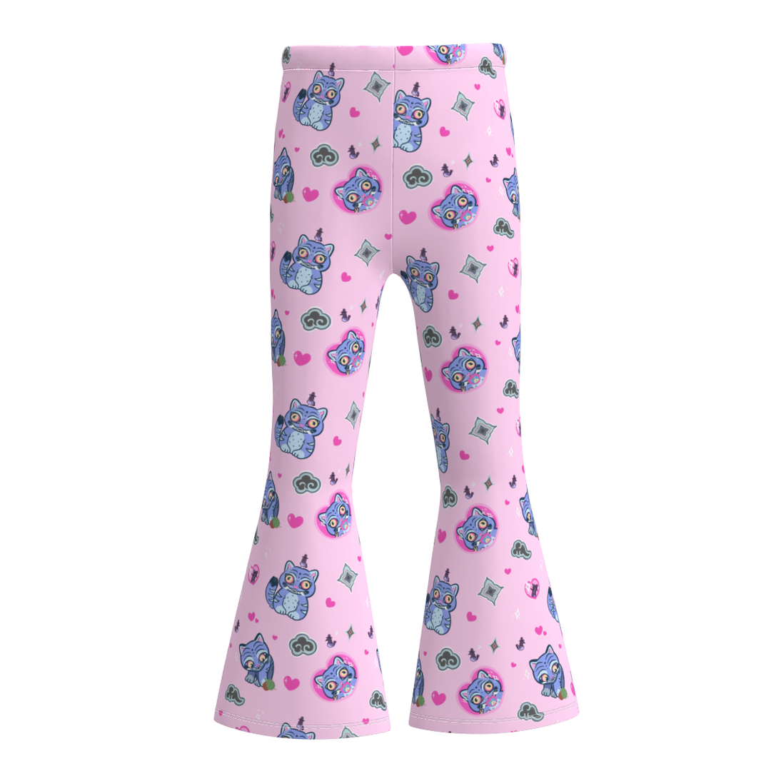 KPop Demon Hunters all-over printed bell pant for girls
