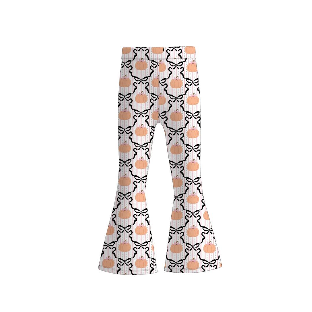 Girls' Halloween printed Bell Bottom Pant cute bottom