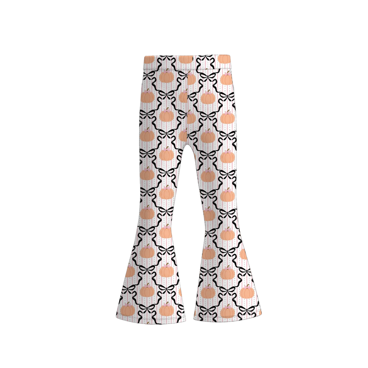 Girls' Halloween printed Bell Bottom Pant cute bottom