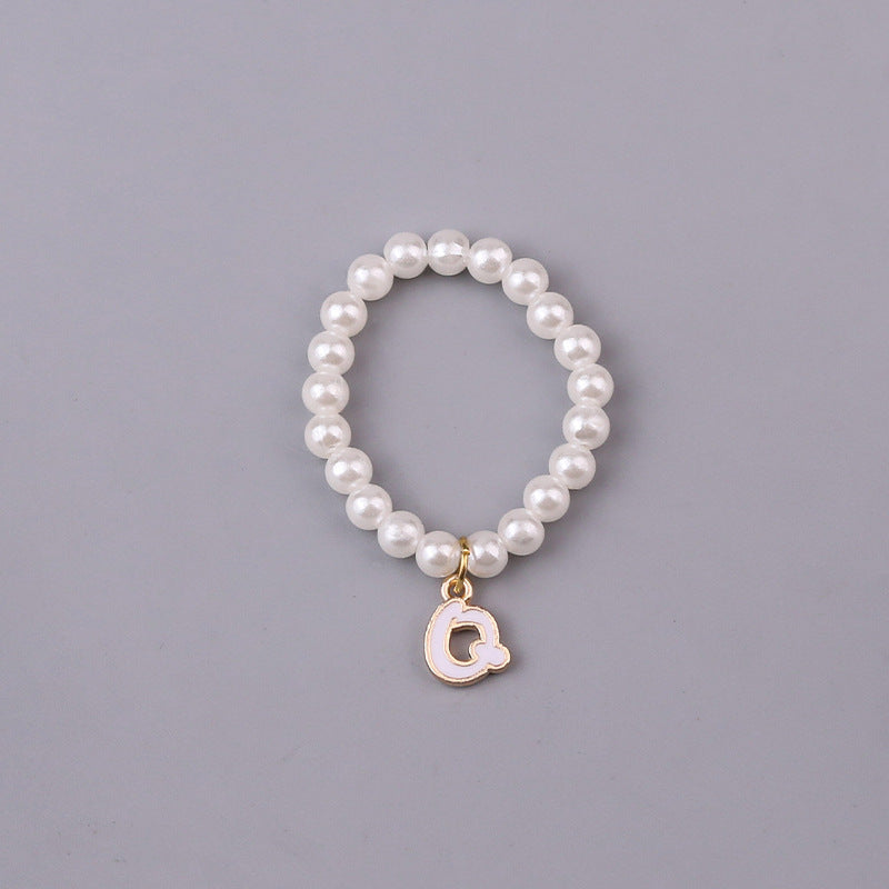 10cm dolls Letter Pearl Necklace dolls accessory