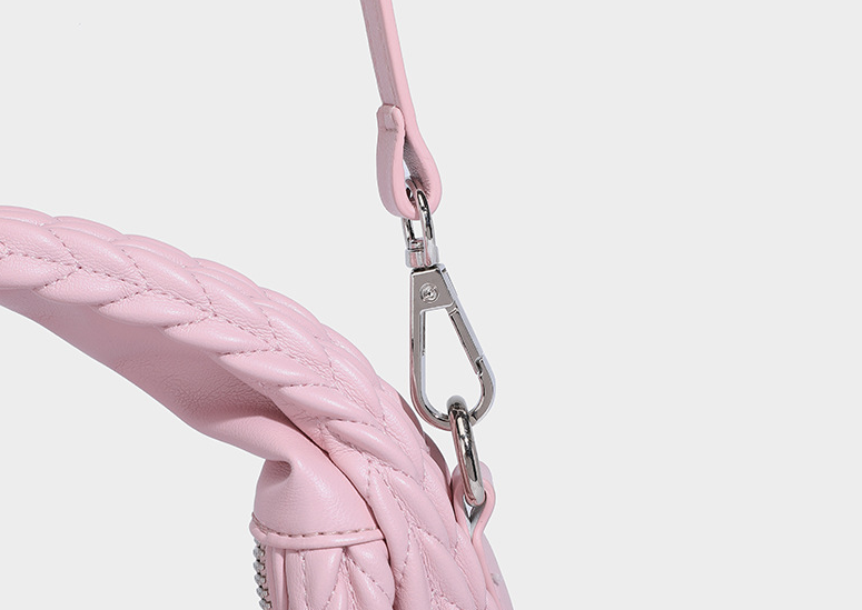 Niche design pleated cloud bag diamond handbag