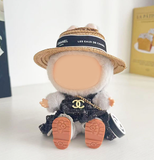 Handmade Luxury Rich Labubu doll clothes 4pcs set