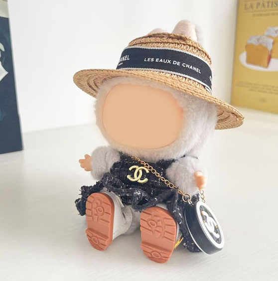 Handmade Luxury Rich Labubu doll clothes 4pcs set