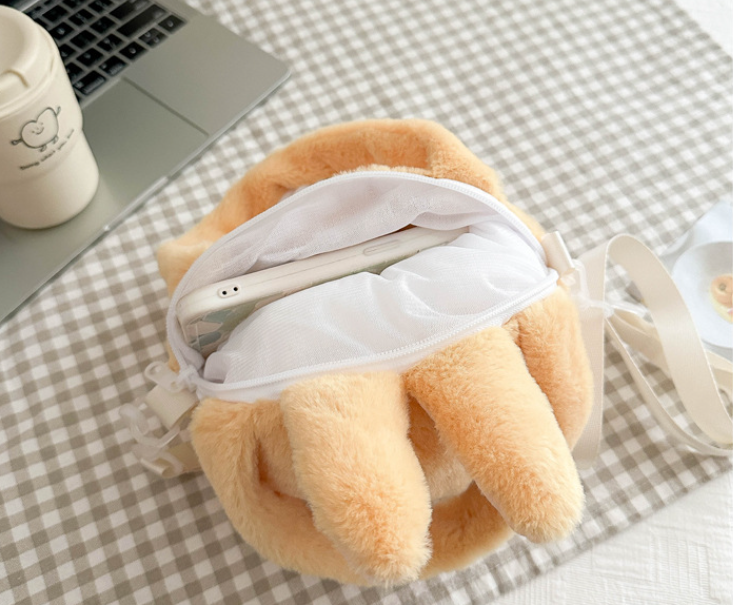 Labubu furry cute handbag labubu crossbody bag