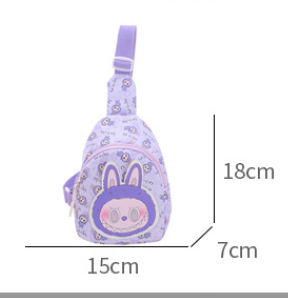 Children's Labubu chest bag cartoon labubu crossbody bag