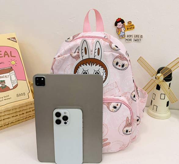 Labubu printed children's schoolbags large capacity backpack