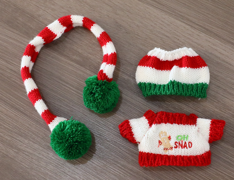 Labubu Christmas dress up dolls Xmas clothes