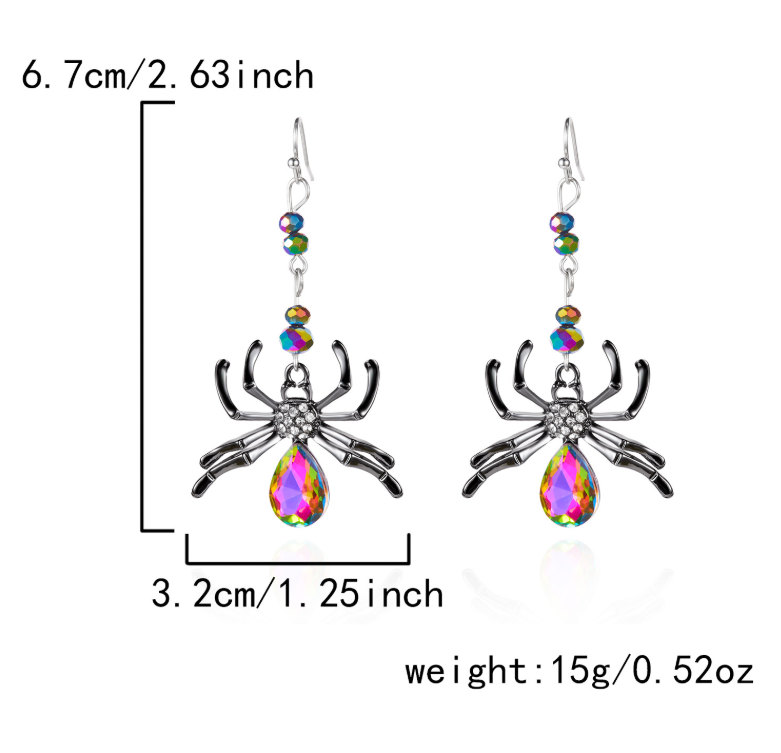 Halloween Funny Spider Women's Earrings
