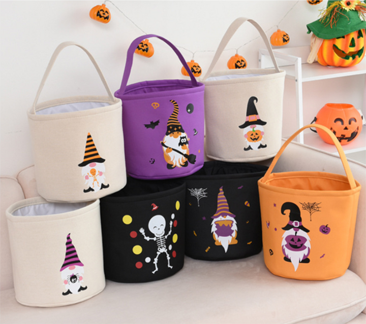 Halloween large capacity candy basket for kids