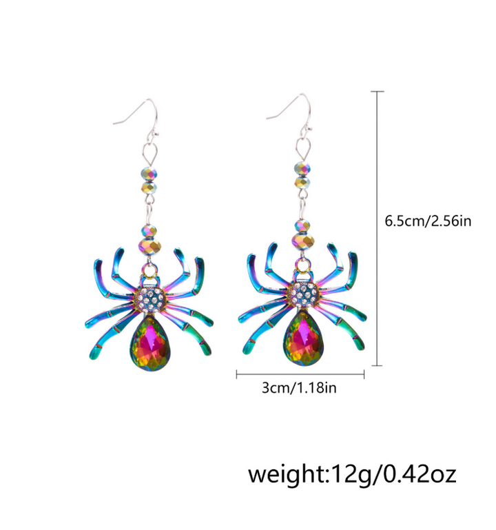 Halloween creative spider earrings halloween gifts