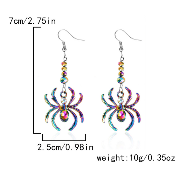 Halloween creative spider earrings halloween gifts