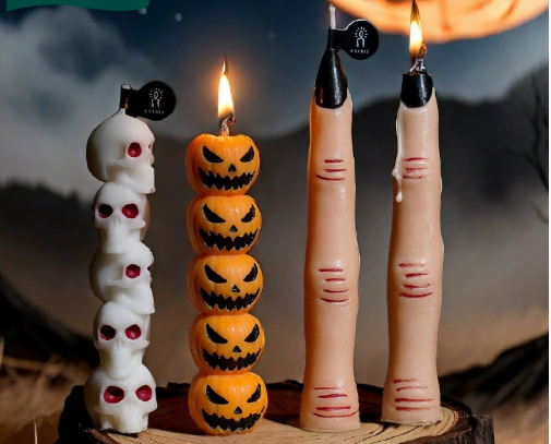 Halloween handmade scented candles Halloween gift