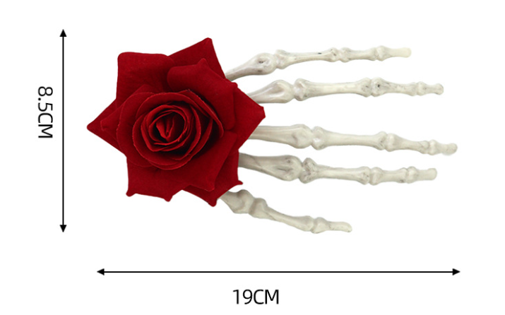 Halloween Skeleton Hand Hair Clip Halloween Party hair accessories