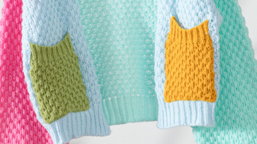 Women's Color Block Loose cozy Knitted Cardigan