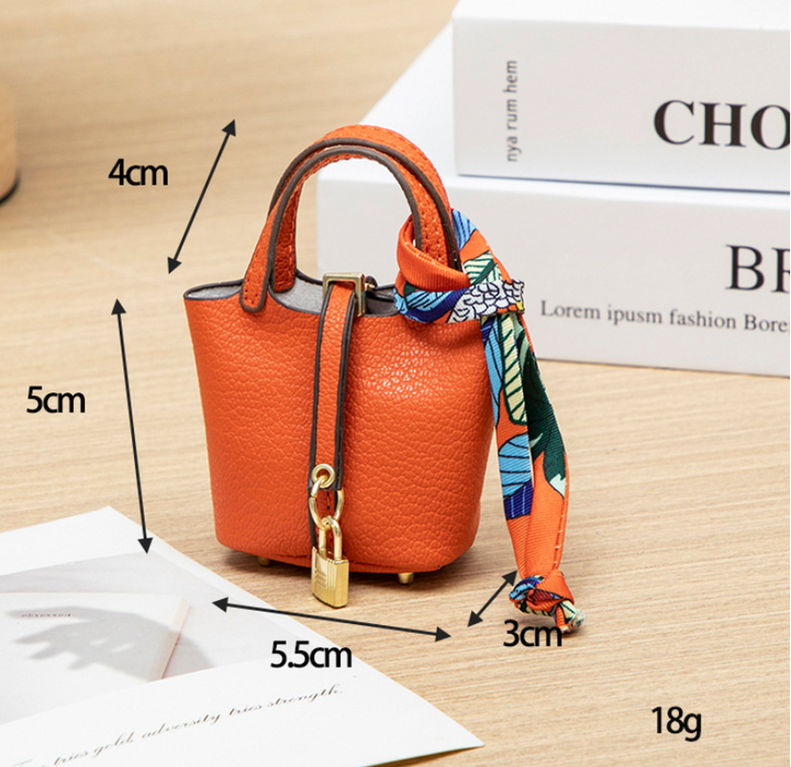Mini Bag Pendant Creative Leather designer Bag Pendant