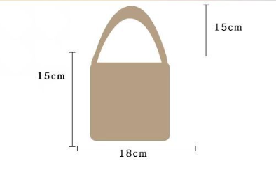 Furry bucket bag mini plush handbag