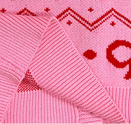 Valentine's sweet Heart&bowknot Knit Cardigan sweater