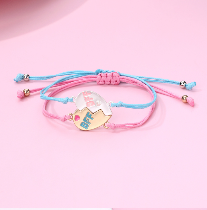 Valentine's best friends 2pcs bracelet students gift