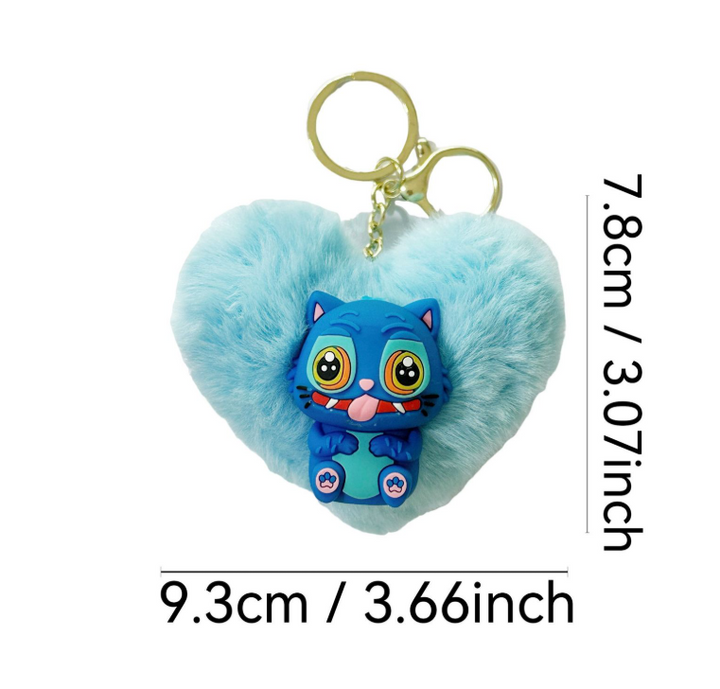 KDH K-pop inspired cute Plush keychain pendant