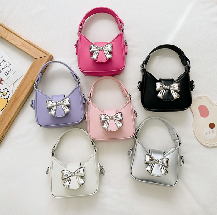 Girls bow-knot mini handbag chic shoulder bag