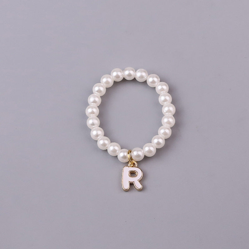 10cm dolls Letter Pearl Necklace dolls accessory