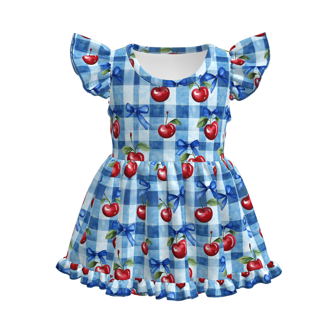 Baby Girls 4th of July Patriotic dress romper